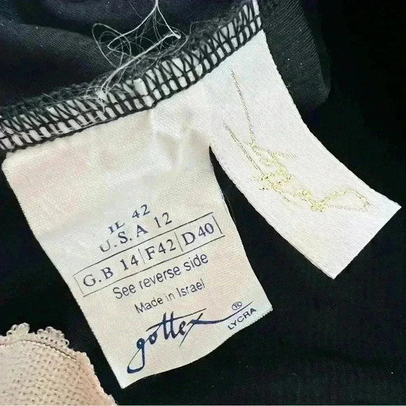 Vintage Gottex One Piece Swimsuit Sz 12 - Picture 13 of 13